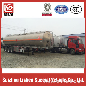 ADR SASO Aluminium fuel tank semi trailer 45CBM